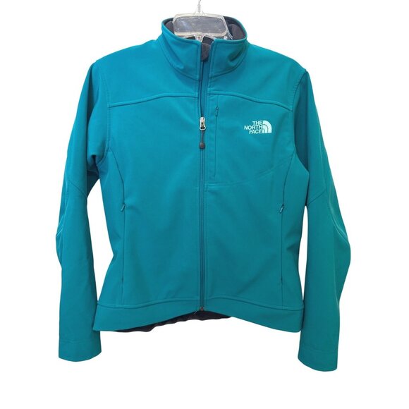 The North Face Women's Apex Bionic Softshell Jacket Teal Size M Medium Windproof - Picture 1 of 11